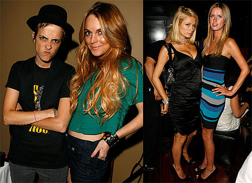 Photos of Lindsay Lohan, Samantha Ronson, Paris Hilton, Nicky Hilton at Apple Lounge Party