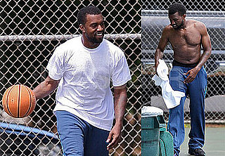 Photos of Shirtless Kanye West Playing Basketball in Hawaii