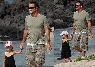 Photos of David Arquette and Coco Arquette on Vacation in Hawaii