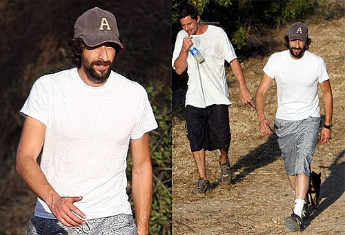 Photos of Adrien Brody and Simon Rex Hiking in LA