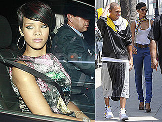 Photos of Chris Brown and Rihanna, Rumored to Be Looking at Houses Together