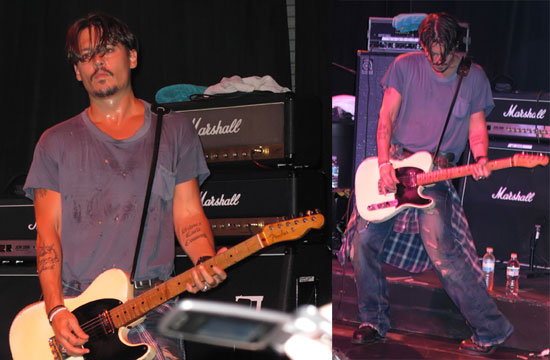 Photos of Johnny Depp Performing With His Old Band, The Kids, In Florida Photos of Johnny Depp Performing With His Old Band, The Kids, In Florida