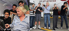 Photos of the Cast of Entourage Flying Virgin America
