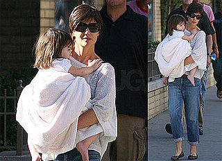 Photos of Katie Holmes in New York City With Suri Cruise