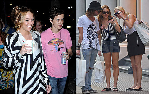 Photos of Lindsay Lohan Shopping And Blogging About Politics and Music
