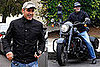 Photos of George Clooney on Motorcycle in Los Angeles