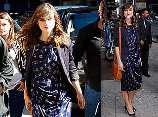 Photos and Video of Keira Knightley on The Late Show