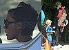 Photos of Debra Messing and Victoria Beckham Heading to Heidi Klum's House