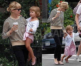 Michelle Holds on Tight to Her Adorable Girly Matilda