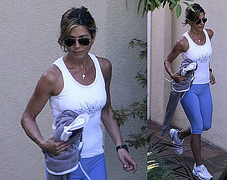 Photos of Jennifer Aniston Looking Perfectly Toned Leaving the Gym in LA