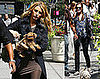 Photos of Leighton Meester, Penn Badgley, and Blake Lively On the Set of Gossip Girl