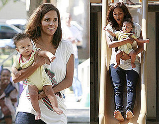 Photos of Halle Berry and Nahla Aubry at the Park