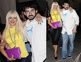 Photos of Christina Aguilera and Jordan Bratman at the Roosevelt at 3 a.m.
