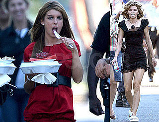 Photos of Shenae Grimes, AnnLynne McCord, Jessica Stroup on the Set of 90210