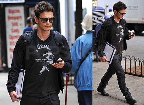 Photos of James Franco Walking in New York