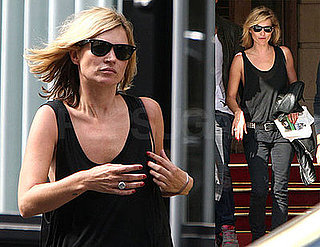 Photos of Newly-Single Kate Moss in Paris