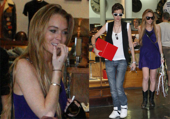 Lindsay and Samantha Shopping in LA