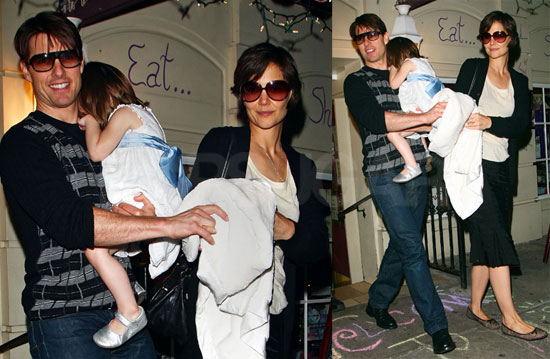 Tom Katie and Suri Go Out to Eat