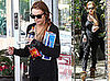 Photos of Lindsay Lohan Carrying 2 Cartons of Cigarettes, Chips, Soda