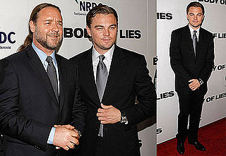 Photos of Leonardo DiCaprio and Russell Crowe at Body of Lies NYC Premiere