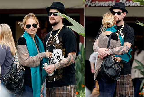 Photos of Nicole Richie and Joel Madden Being Affectionate