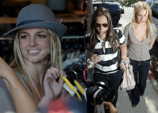 Britney Shopping for Sunglasses