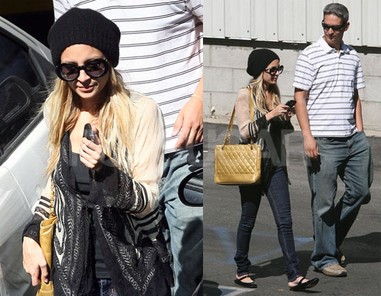Nicole Richie Back at Traffic School
