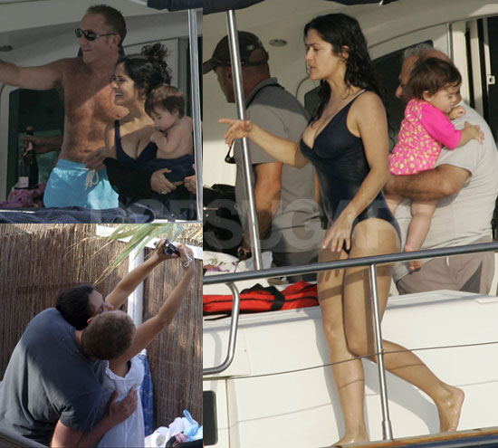 Salma in a Swimsuit and Family