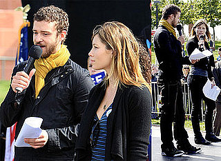 Photos of Jessica Biel and Justin Timberlake Attend the Last Chance for Change Rally in Las Vegas