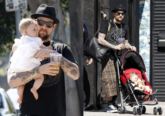 Joel Madden and Harlow Joel Madden and Harlow