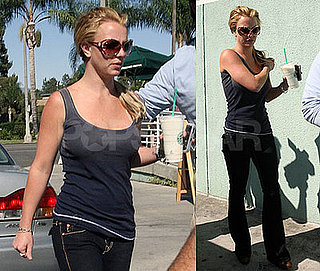 Photos of Britney Spears at Starbucks in Studio City
