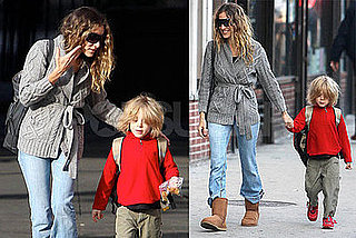 Photos of Sarah Jessica Parker and James Wilkie Broderick in NYC 2008-10-08 14:30:06