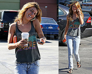 Photos of Shenae Grimes at Starbucks at Long Beach