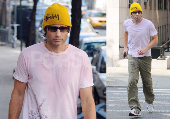 David Duchovny in NYC