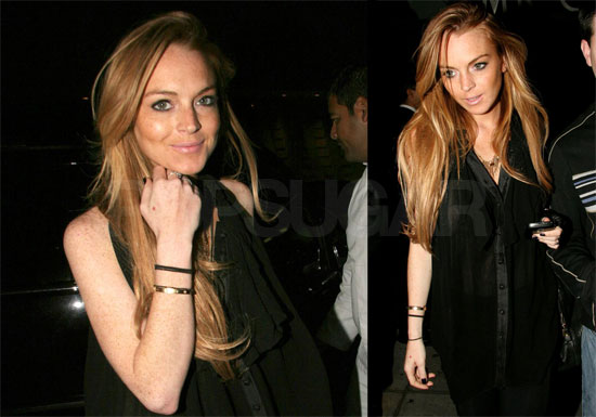 Lindsay Lohan at Mr Chow's