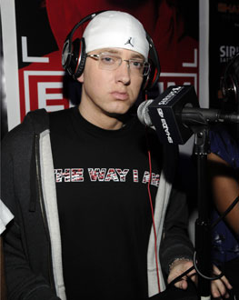 Photo of Eminem at His Book Release Party Eminem: The Way I Am