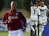 Photos of David Beckham Playing Soccer For FIFA 2010 World Cup Qualifying Game vs Kazakhstan at Wembley Stadium on Saturday