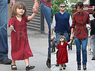 Photos of Suri Cruise and Katie Holmes in NYC