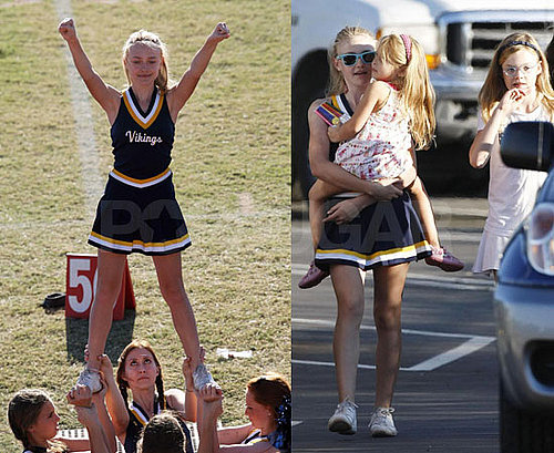 Photos of Dakota Fanning Cheerleading