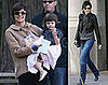 Photos of Katie Holmes Wearing a Leather Jacket in NYC
