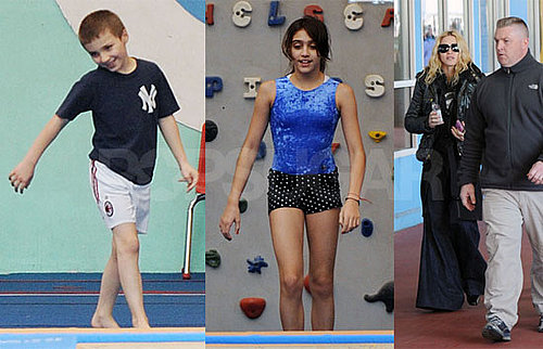 Photos of Madonna, Lourdes Leon, Rocco Ritchie at Chelsea Piers Gym in NYC
