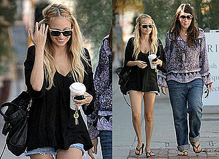 Photos of Nicole Richie Wearing Jean Shorts in LA