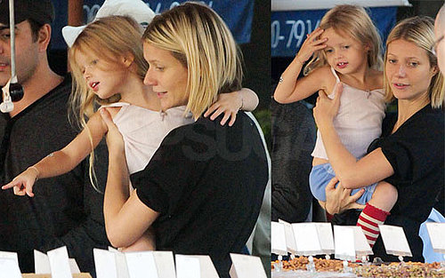 Photos of Gwyneth Paltrow and Apple Martin at the Market in London