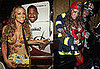 Photos of Nick Cannon and Mariah Carey Dressed up as Firefighters and Milk and Cookies For Halloween Eve Costume Party in NYC