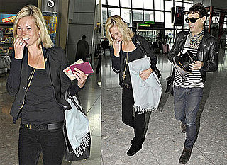 Kate Moss and Jamie Hince at Heathrow Airport