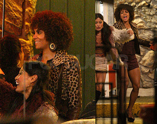 Photos of Halle Berry on Set of Frankie and Alice in Vancouver, Canada