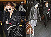 Photos of Lindsay Lohan and Samantha Ronson at JFK Airport