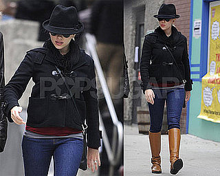 Photos of Scarlett Johansson After Voting in NYC