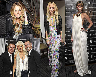 Photos of Nicole Richie, Lindsay Lohan, Mischa Barton, Christina Aguilera at Dsquared2 Event at Chateau Marmont in LA