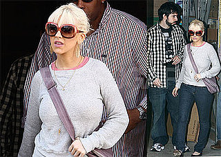 Photos of Christina Aguilera and Jordan Bratman Shopping on Election Day